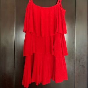 Zara tiered knit dress